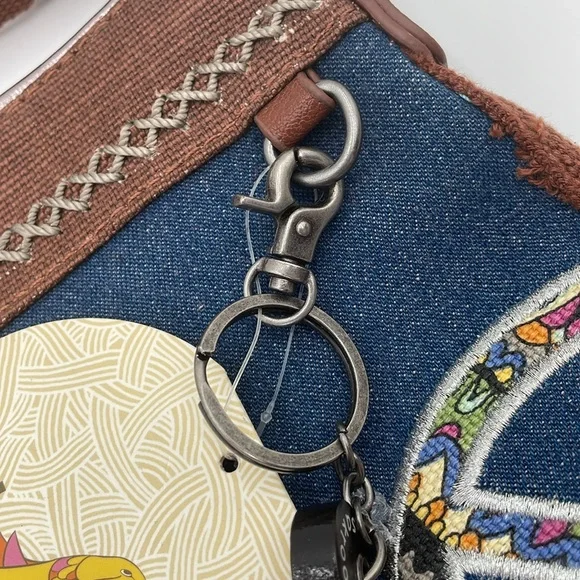 Sakroots One World Elephant Purse Adjustable Strap Artist Boho Bag Peace - NEW‎ - Picture 16 of 16